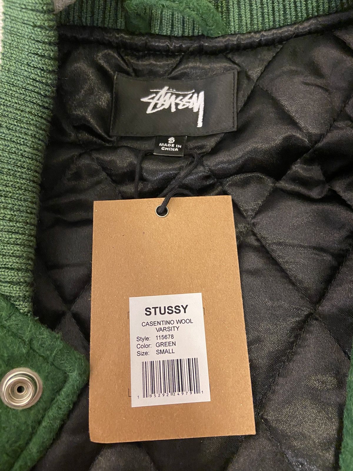 現品限り一斉値下げ！】 STUSSY CASENTINO WOOL VARSITY JACKET