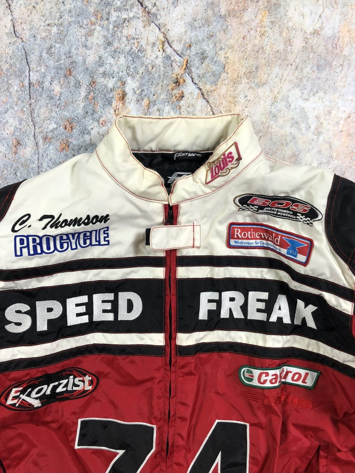 Vintage Racing vintage fast lane jacket Size US L / EU 52-54 / 3 - 3 Thumbnail