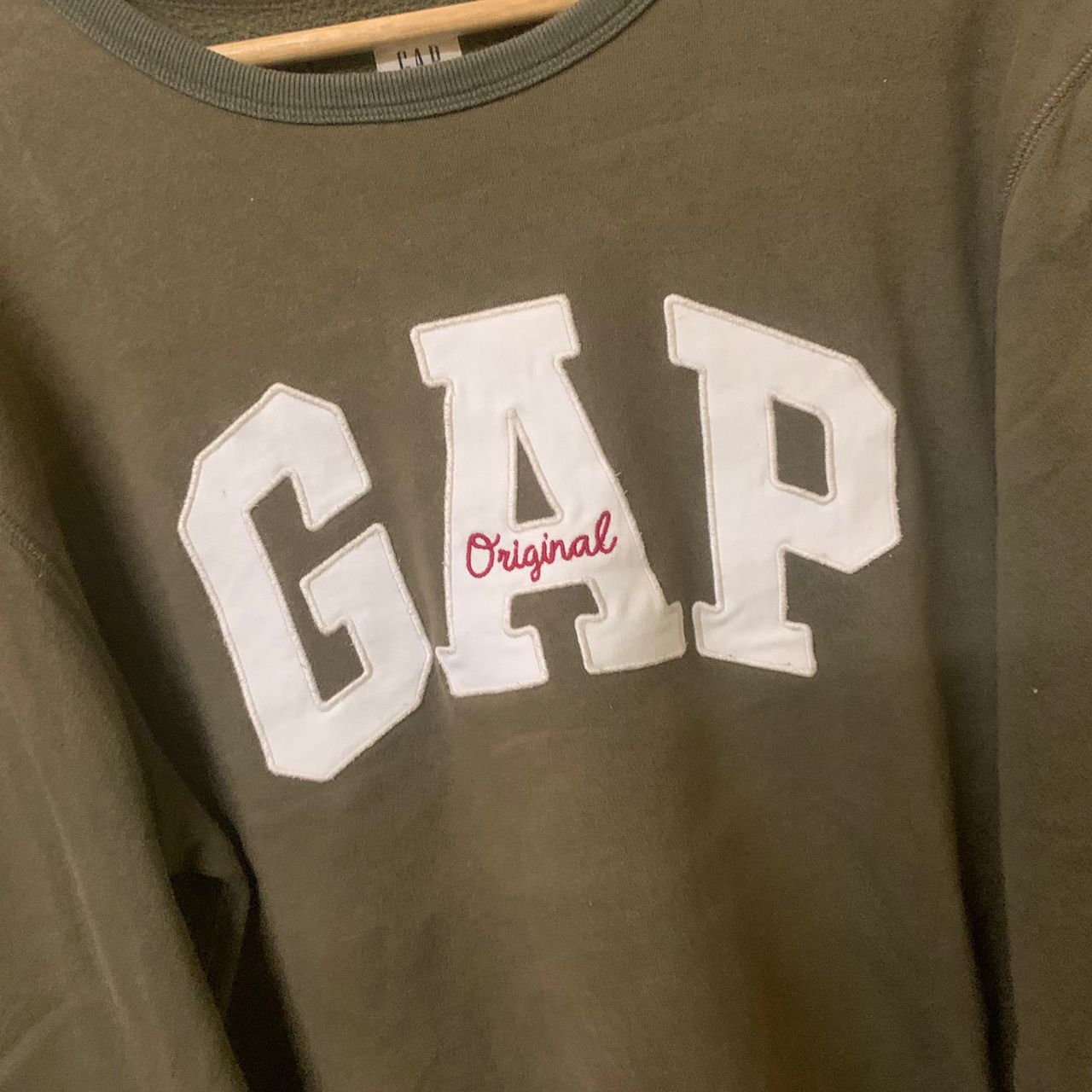 Gap Gap sweatshirt spell out big logo embroidery Size US L / EU 52-54 / 3 - 5 Thumbnail