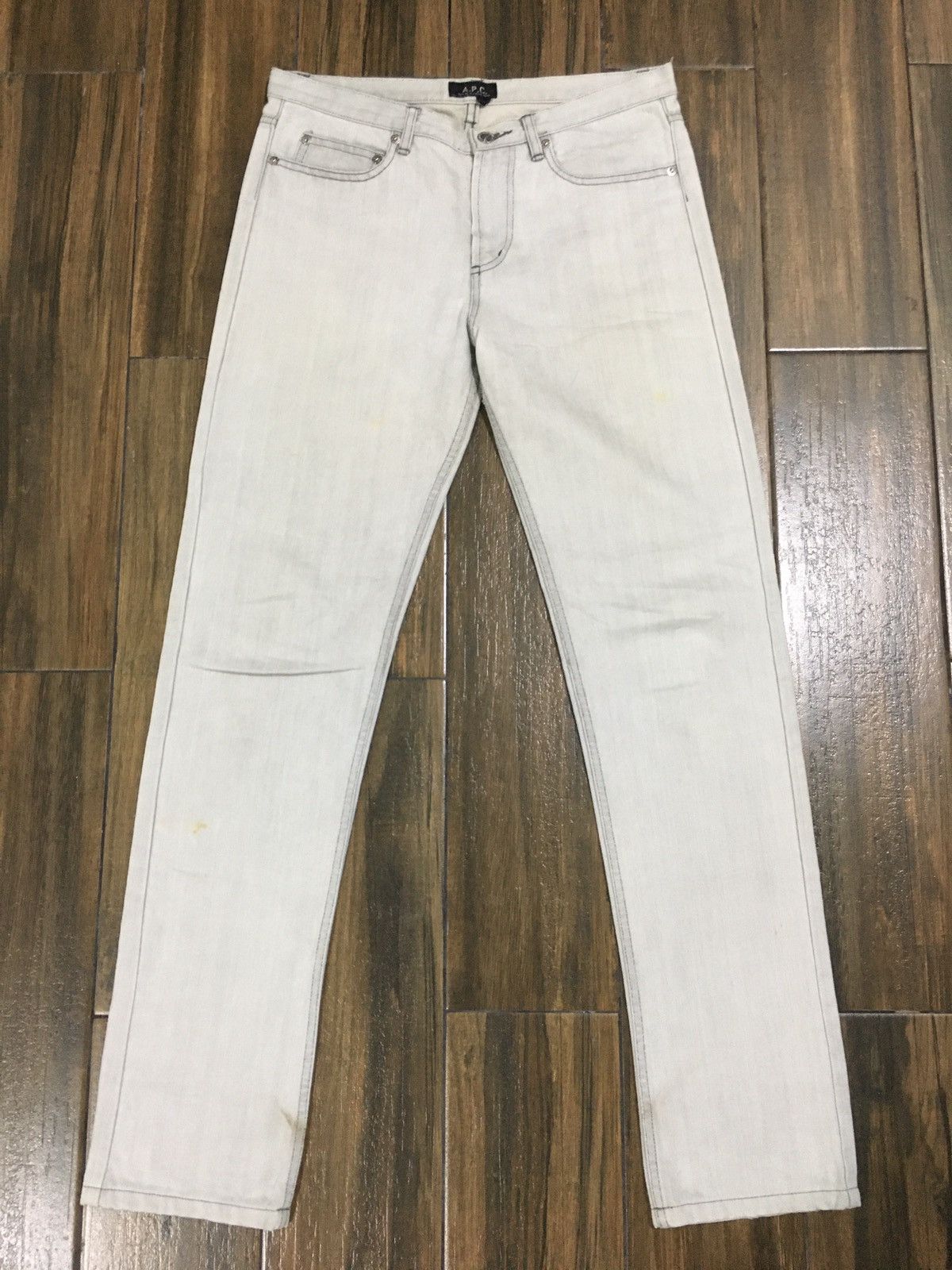 A.P.C. × Vintage Rare Colour A.P.C. Grey Denim Size US 32 / EU 48 - 1 Thumbnail