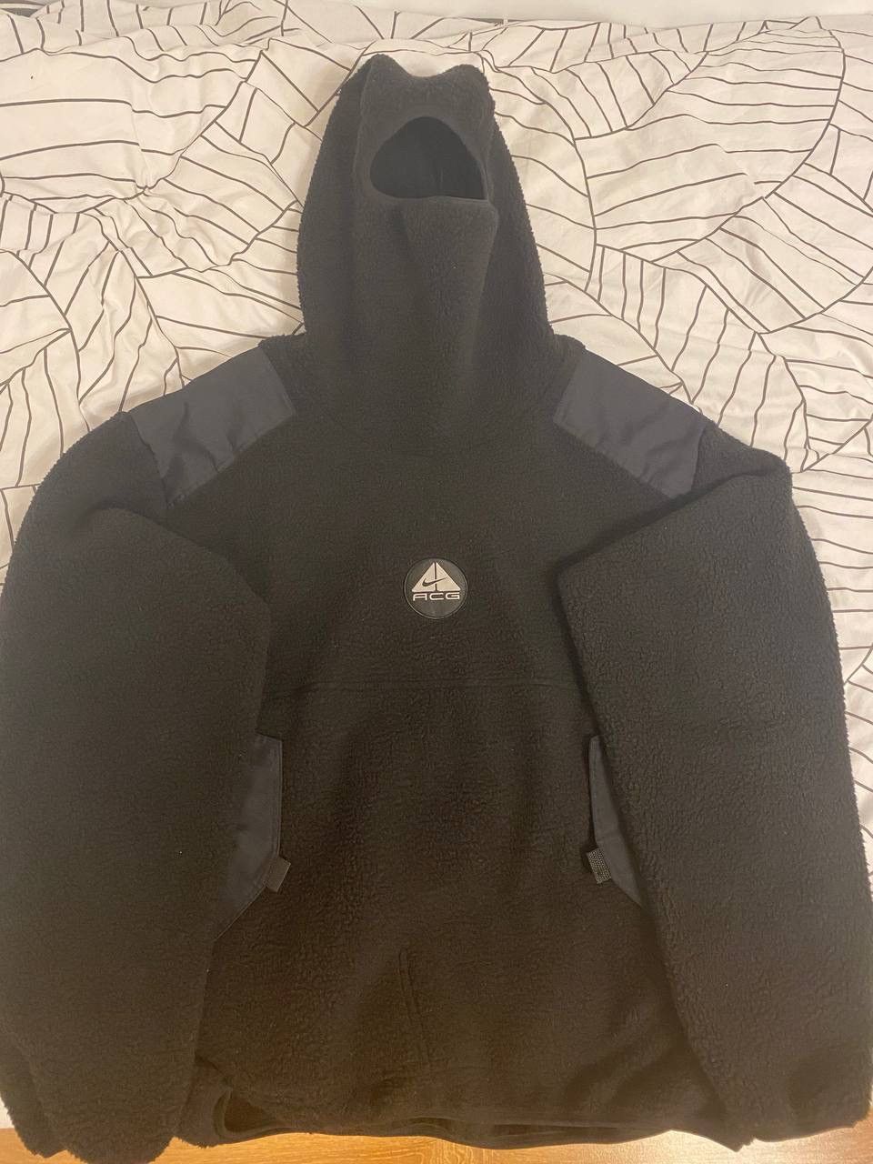 Vintage Nike ACG Ninja Fleece Balaclava Hoodie Grailed