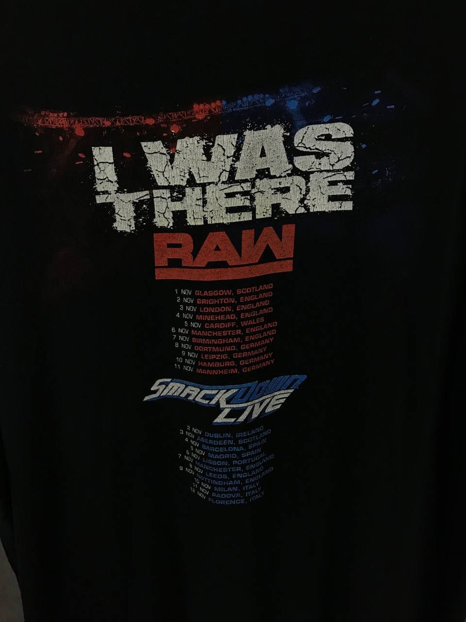 Band Tees SmackDown WWE WWF tour tee Size US XXL / EU 58 / 5 - 6 Thumbnail