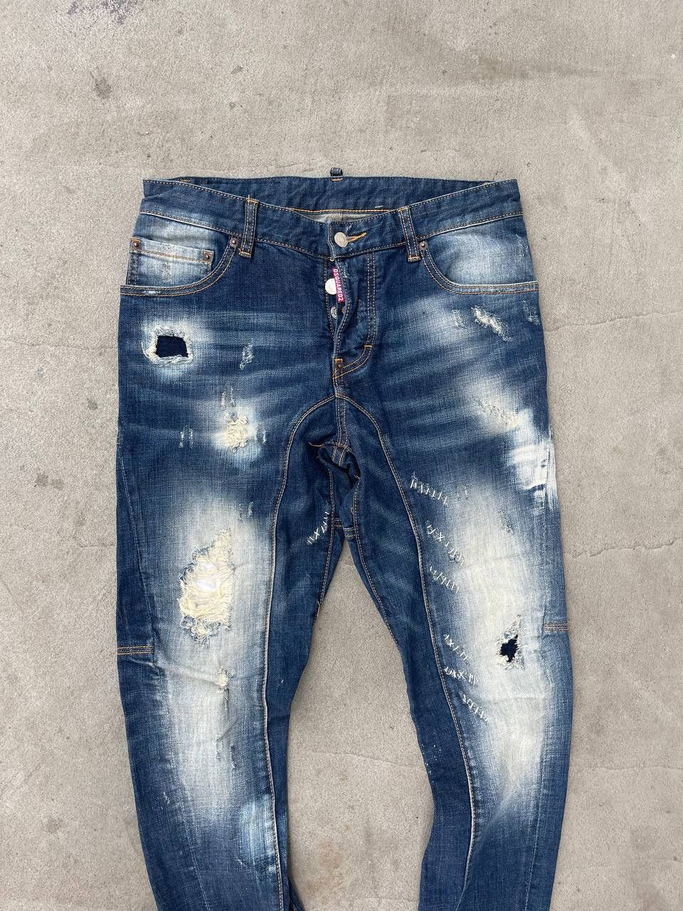 Dsquared2 Vintage DSquared2 Distressed Denim Jeans RARE Size US 30 / EU 46 - 8 Thumbnail