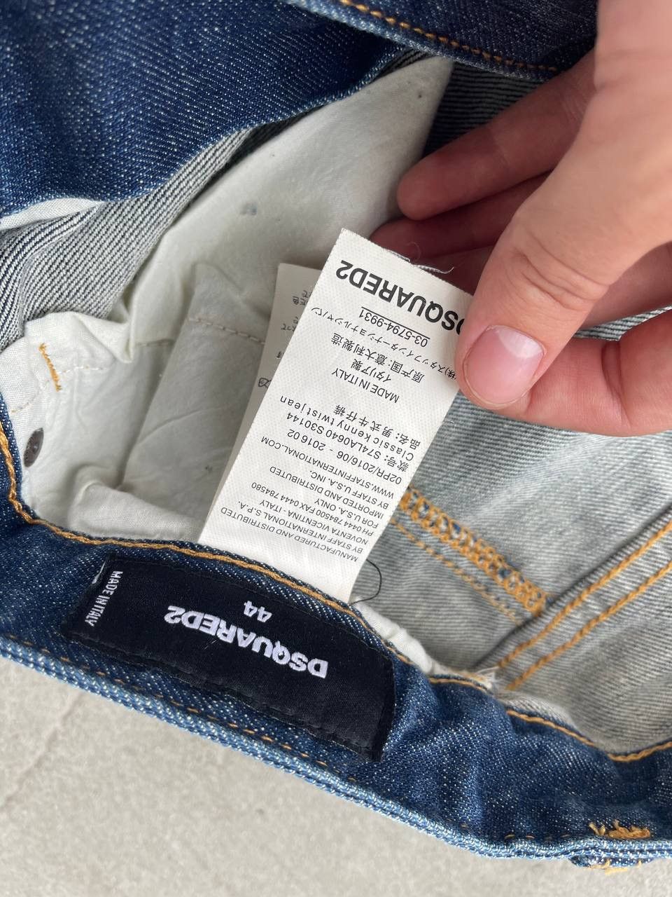 Dsquared2 Vintage DSquared2 Distressed Denim Jeans RARE Size US 30 / EU 46 - 12 Thumbnail