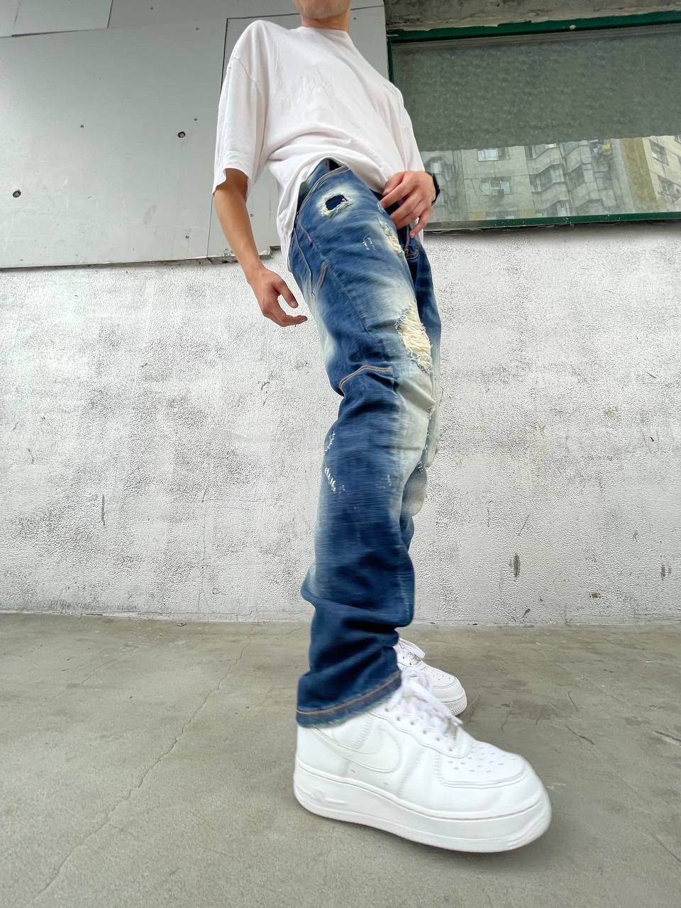 Dsquared2 Vintage DSquared2 Distressed Denim Jeans RARE Size US 30 / EU 46 - 16 Thumbnail