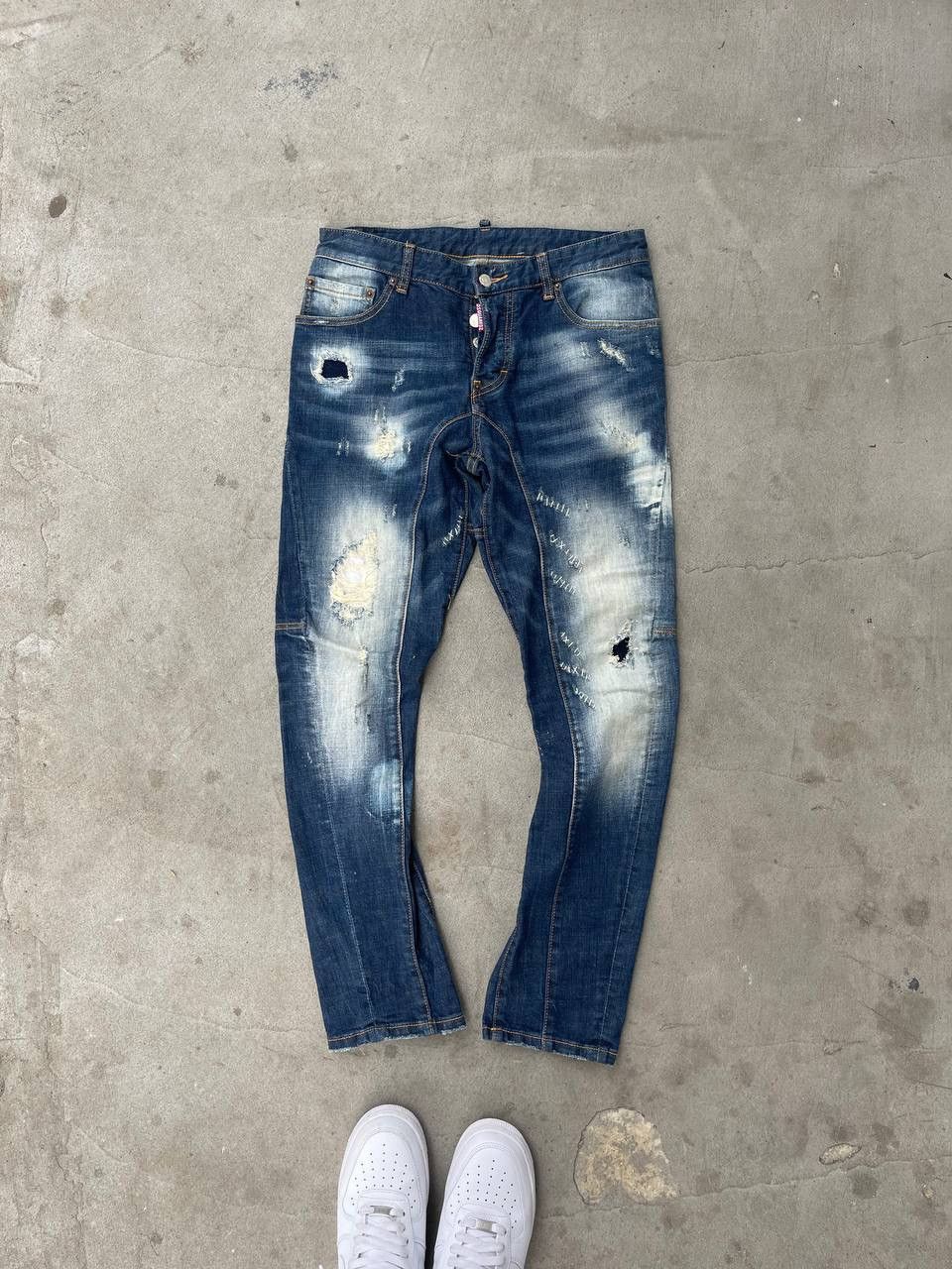 Dsquared2 Vintage DSquared2 Distressed Denim Jeans RARE Size US 30 / EU 46 - 7 Thumbnail