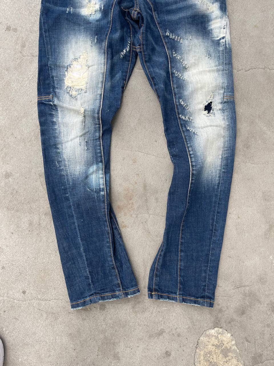Dsquared2 Vintage DSquared2 Distressed Denim Jeans RARE Size US 30 / EU 46 - 9 Thumbnail