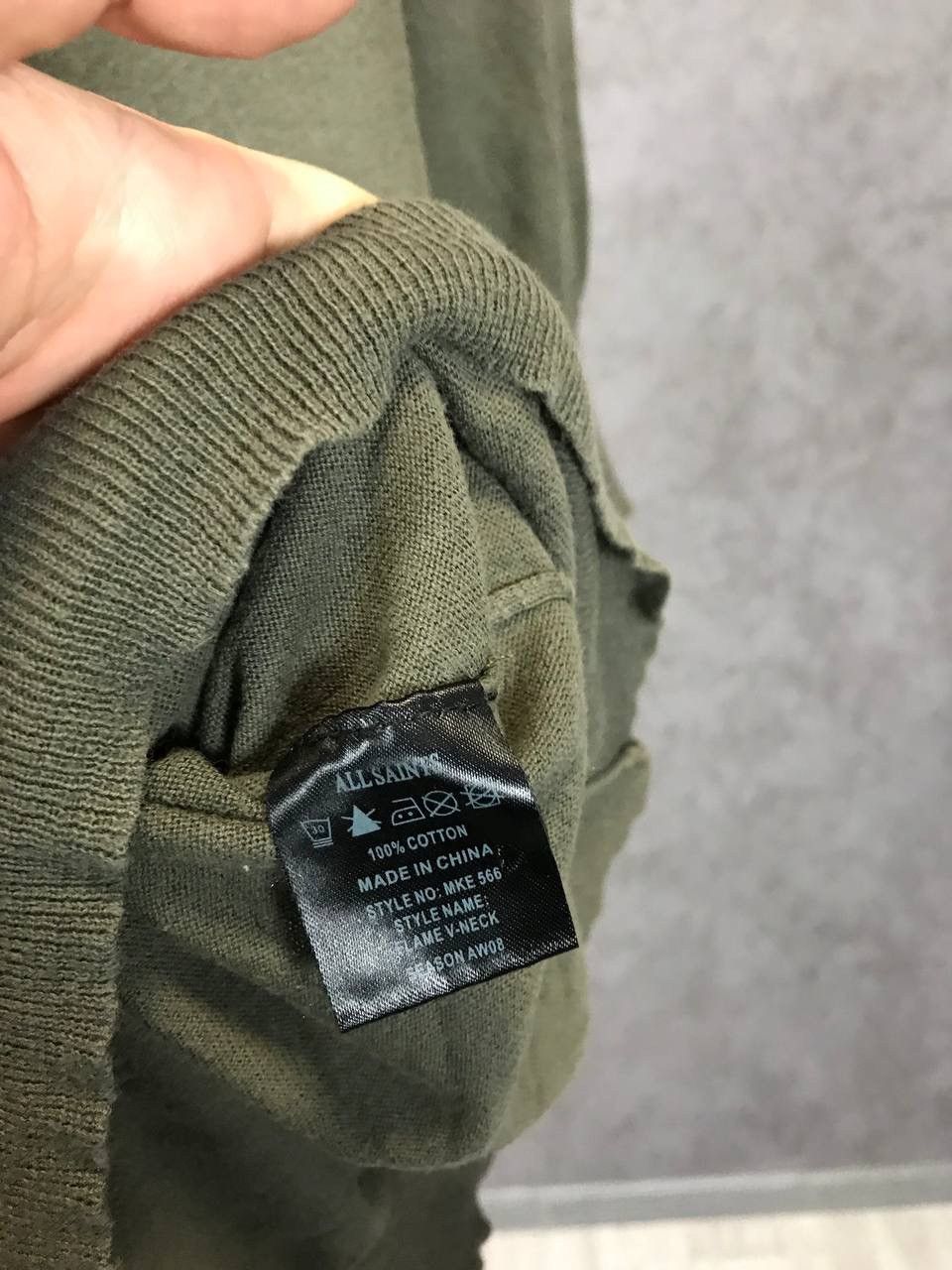 Allsaints × Vintage Allsaints 3/4 longsleeve Size US S / EU 44-46 / 1 - 4 Thumbnail