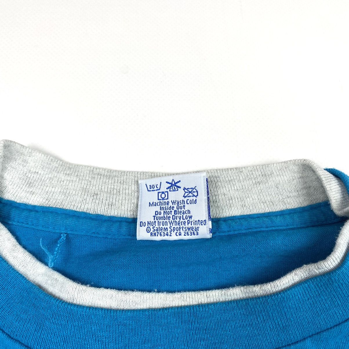 MLB 90’s Vintage Charlotte Hornets T Shirt NBA by Salem Made USA Size US XL / EU 56 / 4 - 12 Thumbnail