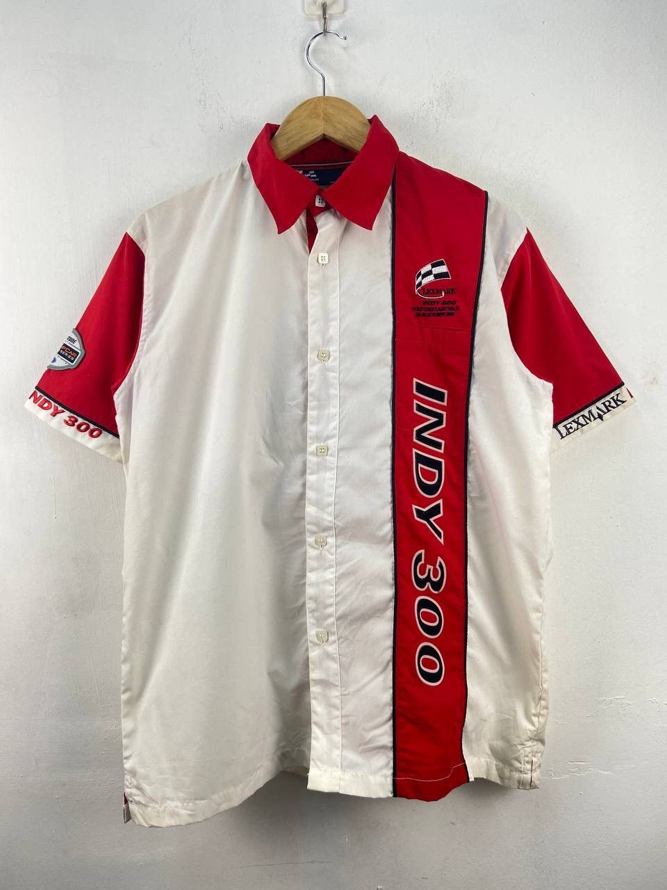 NASCAR Vintage Lexmark Indy 300 shirt grand prix championship Size US S / EU 44-46 / 1 - 1 Thumbnail