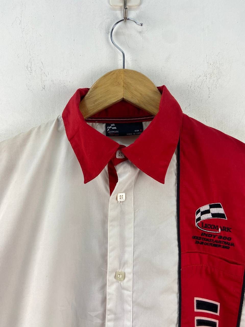 NASCAR Vintage Lexmark Indy 300 shirt grand prix championship Size US S / EU 44-46 / 1 - 3 Thumbnail