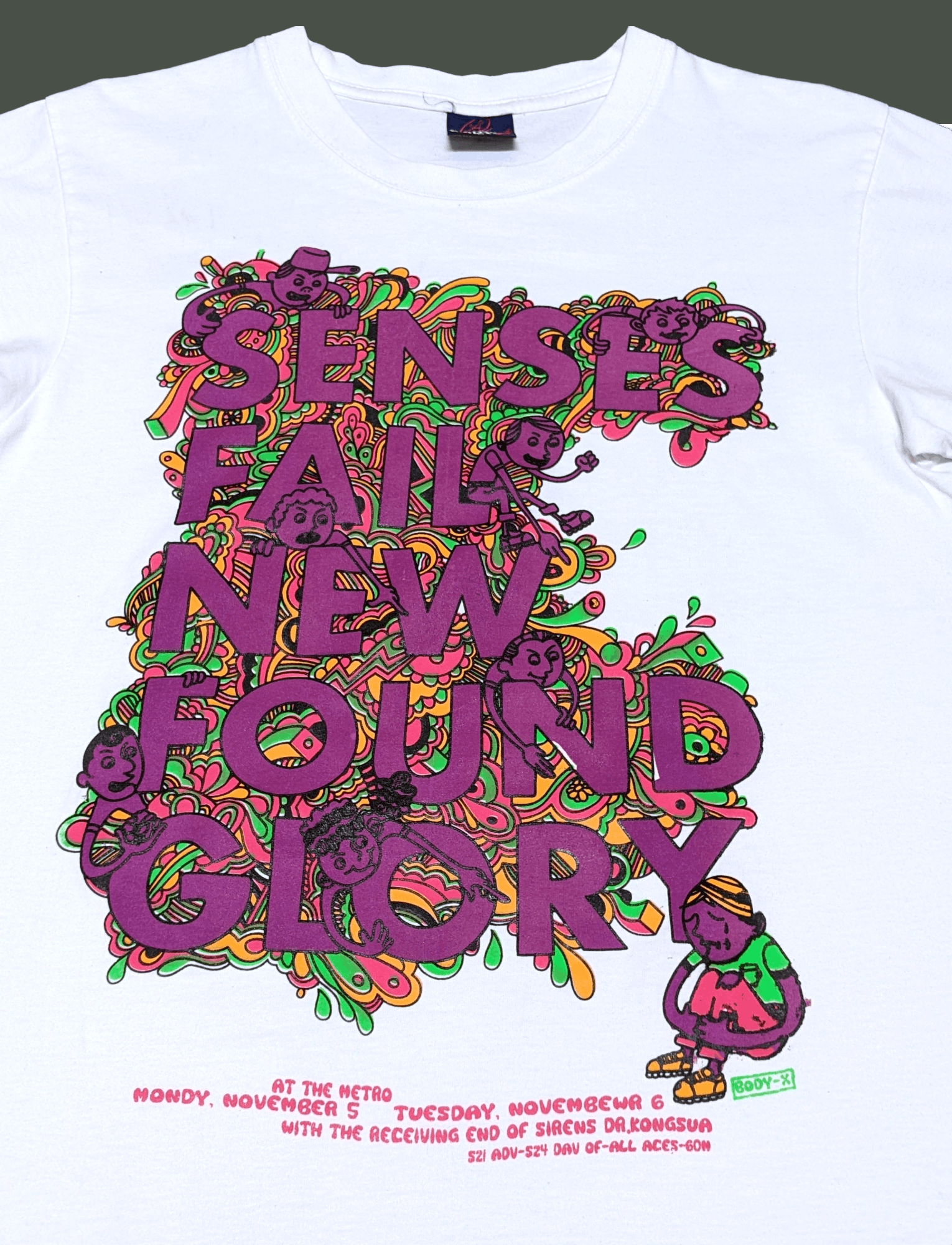Band Tees × Vintage Vtg New Found Glory/Sense Fail Punk Rock Band Tour T shirt Size US M / EU 48-50 / 2 - 1 Thumbnail