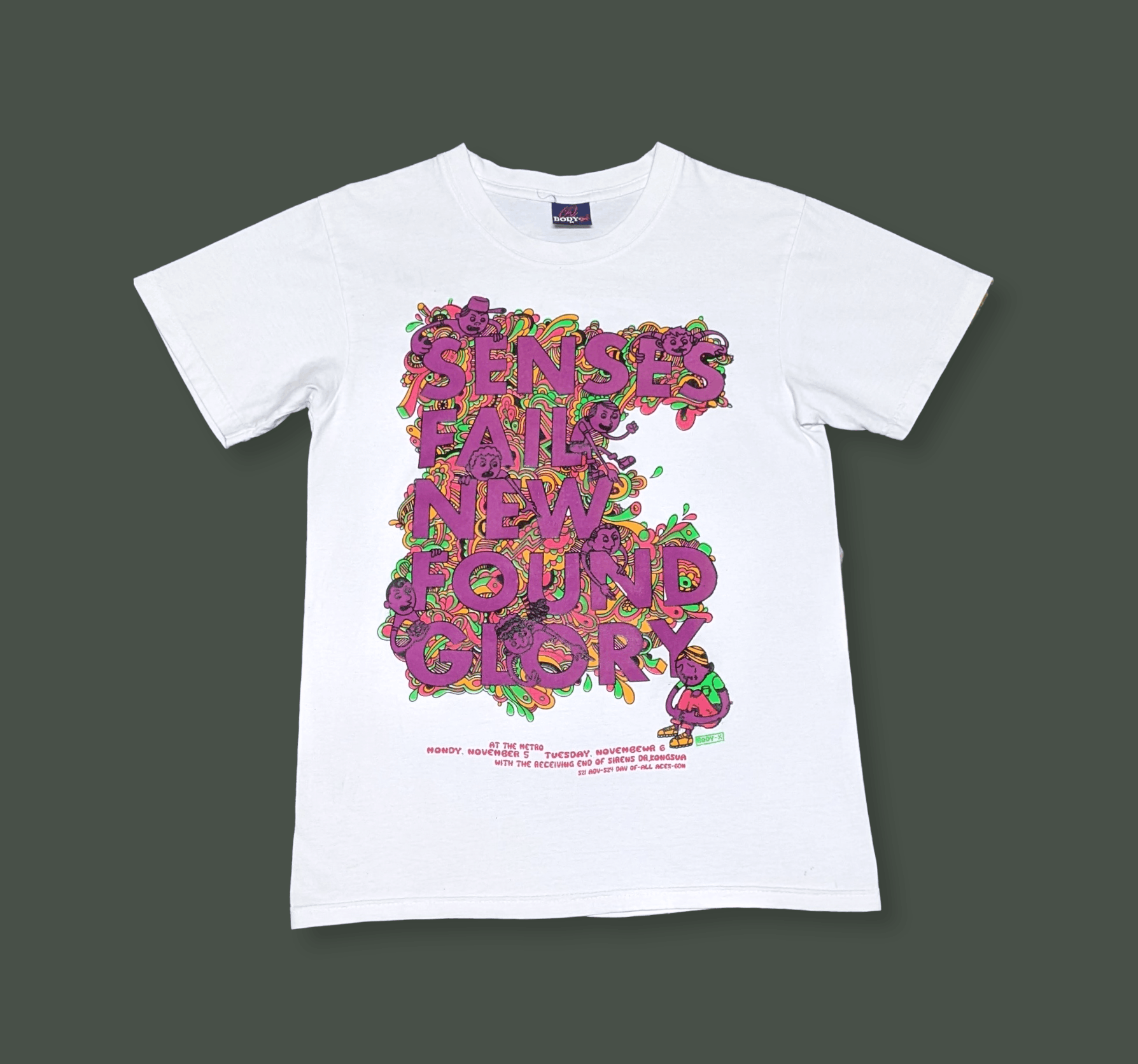 Band Tees × Vintage Vtg New Found Glory/Sense Fail Punk Rock Band Tour T shirt Size US M / EU 48-50 / 2 - 2 Thumbnail
