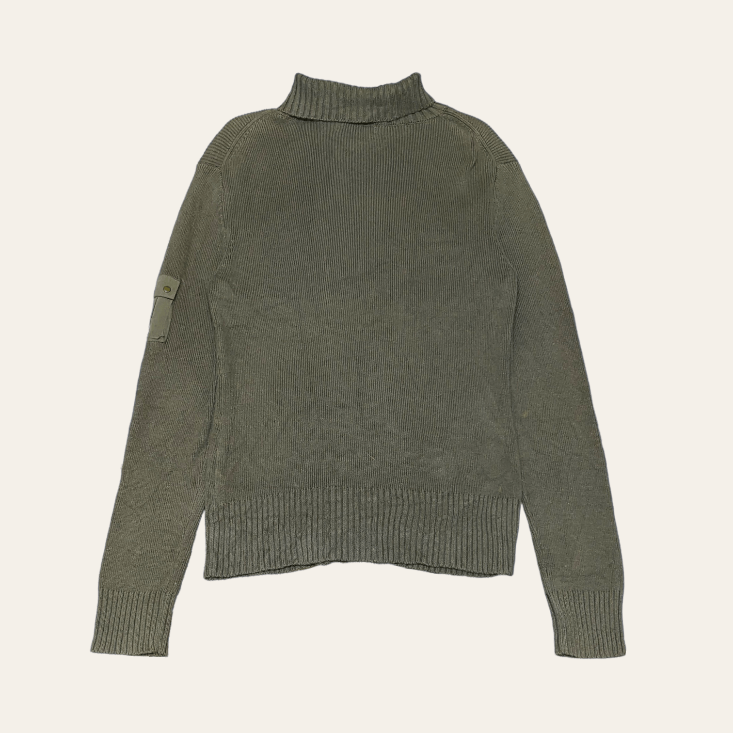 20471120 × Japanese Brand × Vintage Vintage Utility Techwear Army Style Mock Sweater Size US M / EU 48-50 / 2 - 2 Thumbnail