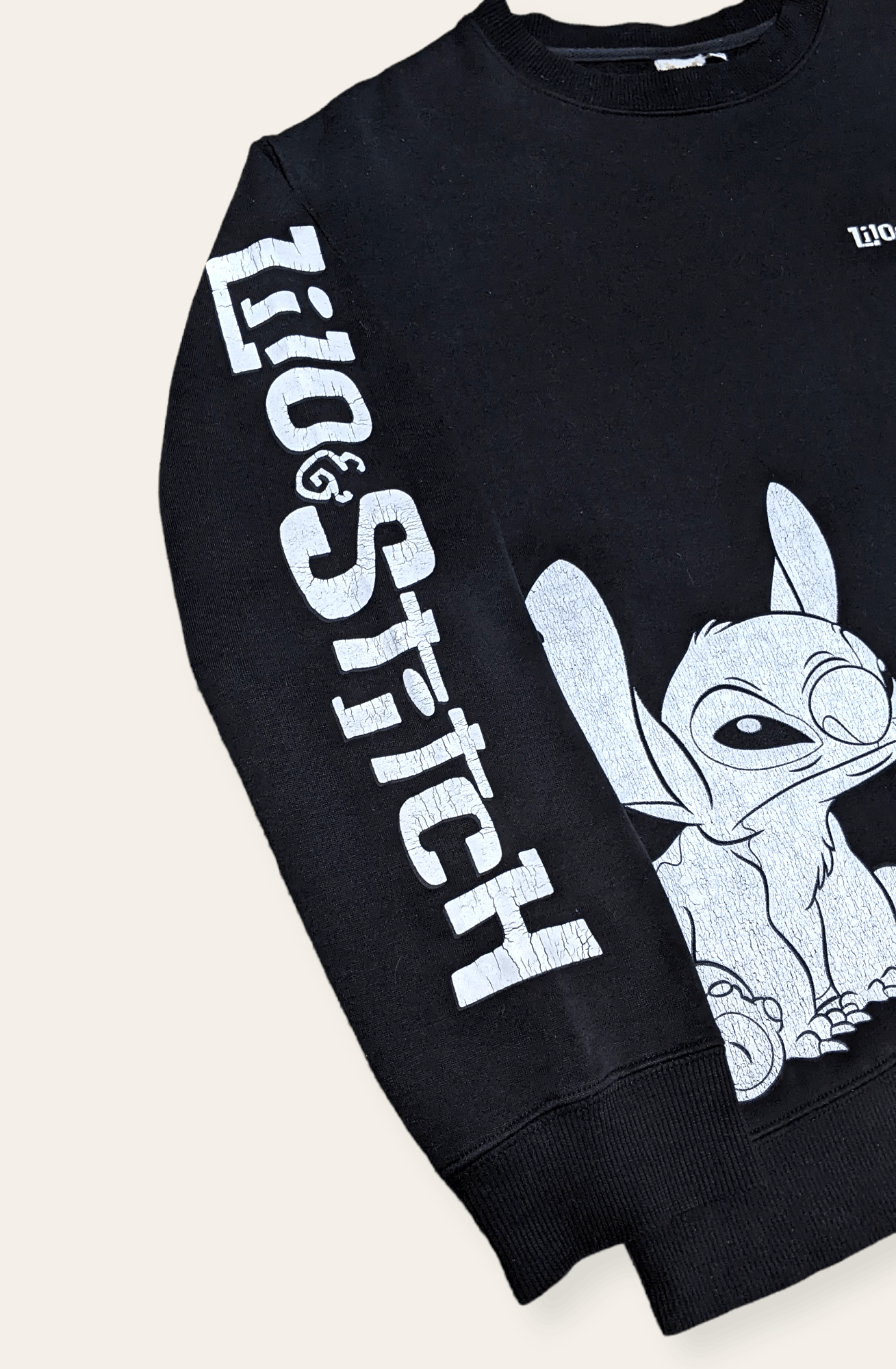 Cartoon Network × Disney × Vintage Vintage Y2K Lilo And Stitch Spellout Crewneck Sweatshirt Size US M / EU 48-50 / 2 - 6 Thumbnail