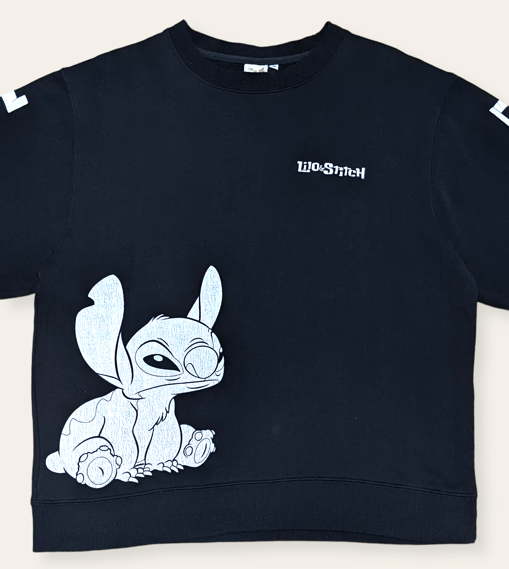 Cartoon Network × Disney × Vintage Vintage Y2K Lilo And Stitch Spellout Crewneck Sweatshirt Size US M / EU 48-50 / 2 - 3 Thumbnail