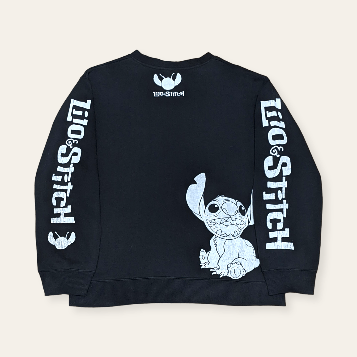 Cartoon Network × Disney × Vintage Vintage Y2K Lilo And Stitch Spellout Crewneck Sweatshirt Size US M / EU 48-50 / 2 - 2 Thumbnail