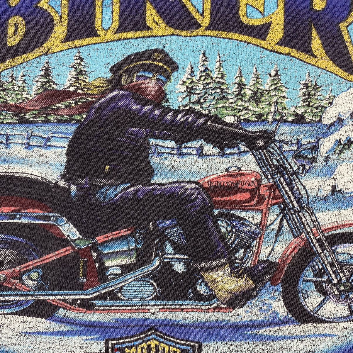 Harley Davidson 80’s Vintage Harley Davidson T Shirt FireWeather Biker Size US M / EU 48-50 / 2 - 5 Thumbnail