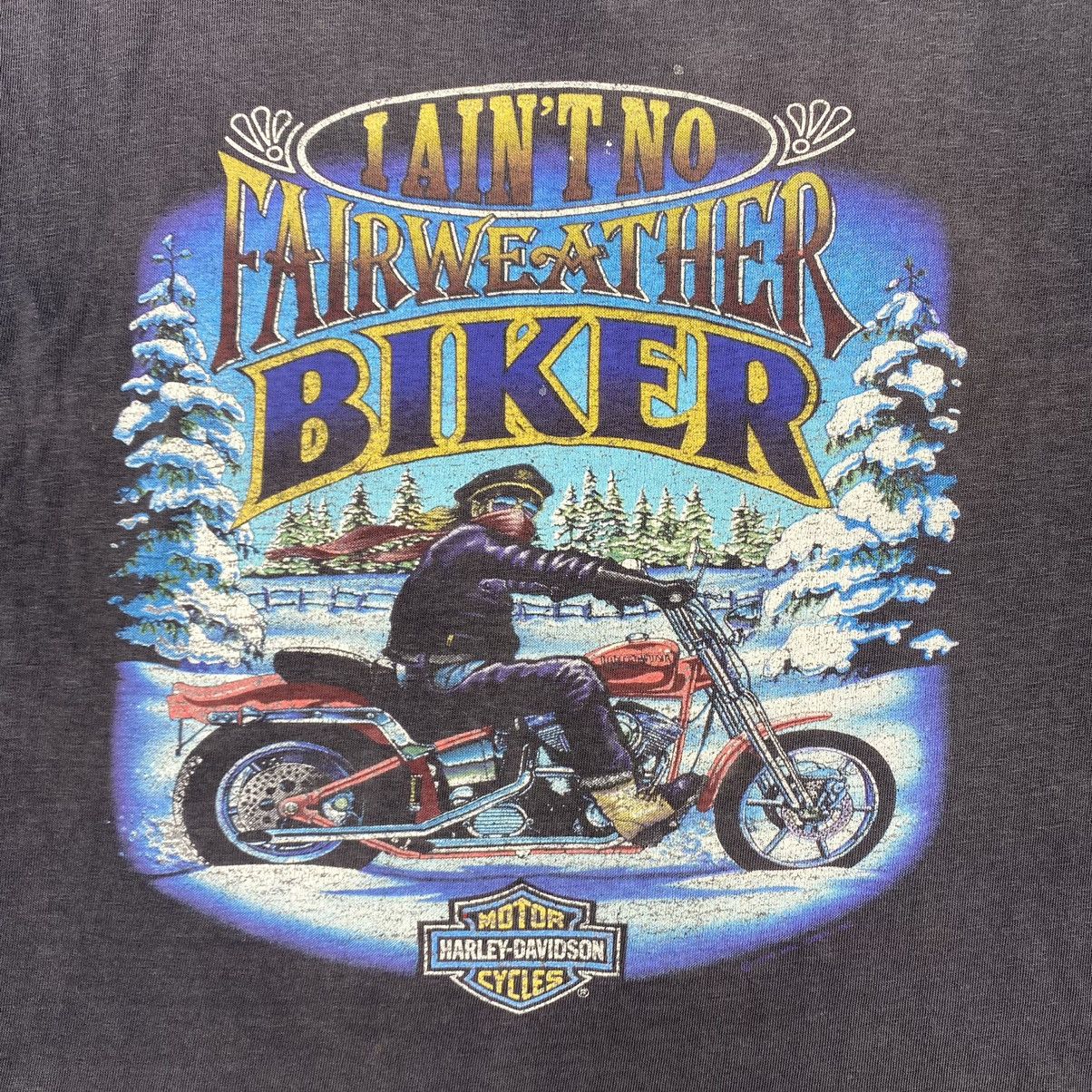 Harley Davidson 80’s Vintage Harley Davidson T Shirt FireWeather Biker Size US M / EU 48-50 / 2 - 3 Thumbnail