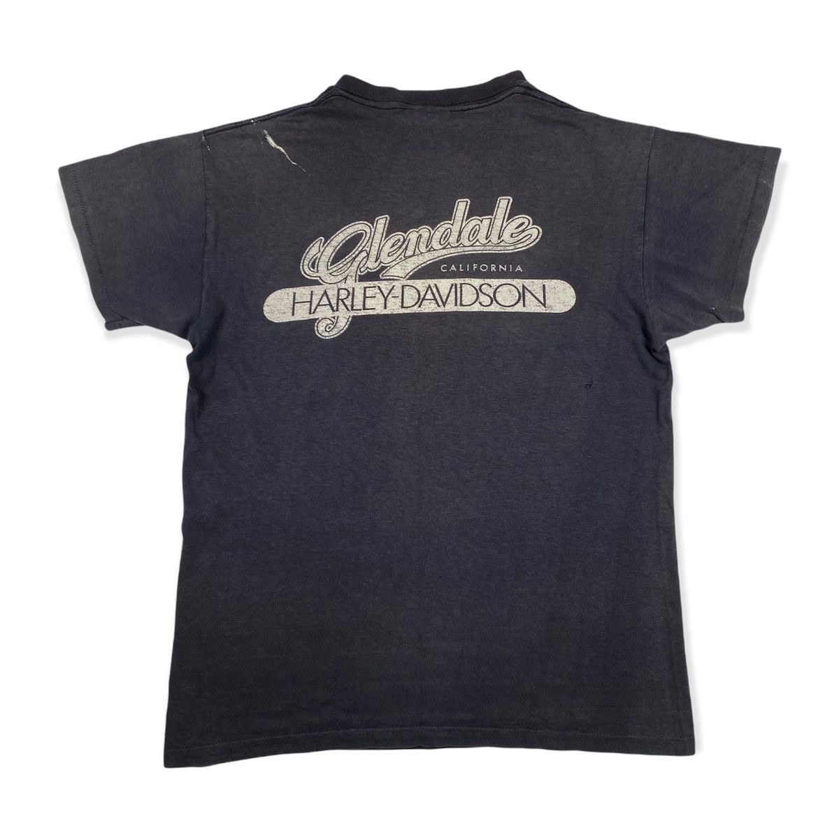 Harley Davidson 80’s Vintage Harley Davidson T Shirt FireWeather Biker Size US M / EU 48-50 / 2 - 2 Thumbnail