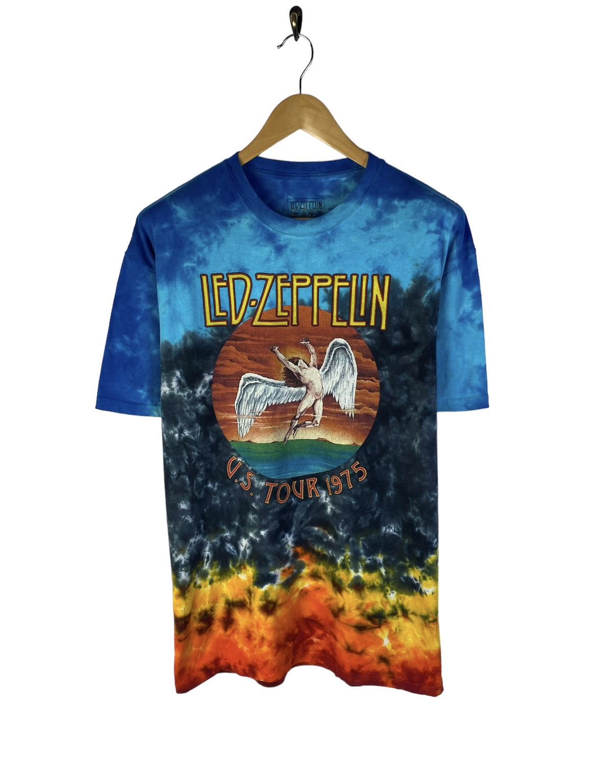 Vintage Led Zeppelin T Shirt Band Tees Rock Tee Streetwear