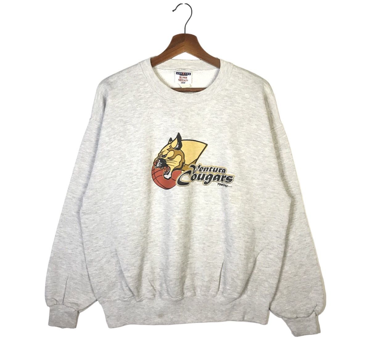 Vintage 90s Ventura Cougars R.Martinez Crewneck