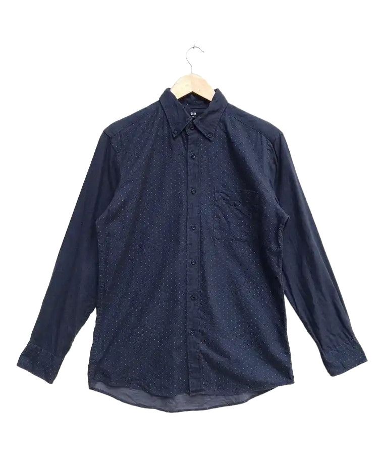 Uniqlo Polkadot Flannel Shirt