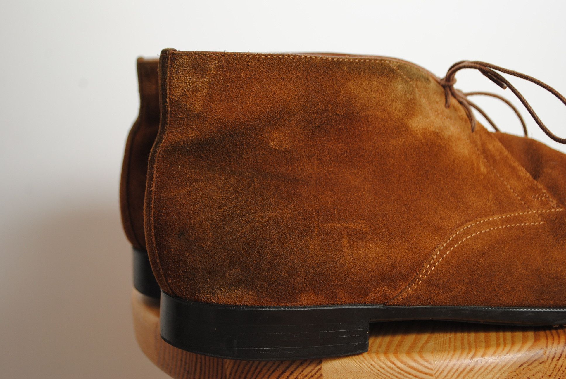 Santoni Santoni Cognac Suede Chukka Boots Size US 10.5 Size US 10.5 / EU 43-44 - 6 Thumbnail