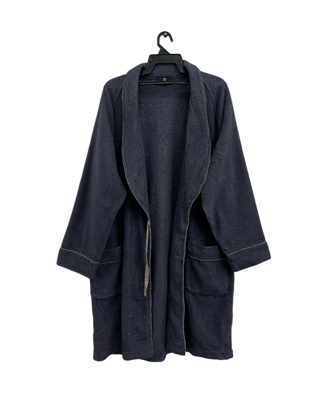 Aquascutum × Japanese Brand Vintage Aquascutum London Belted Robe Coat – Made in Japan Size US L / EU 52-54 / 3 - 1 Thumbnail
