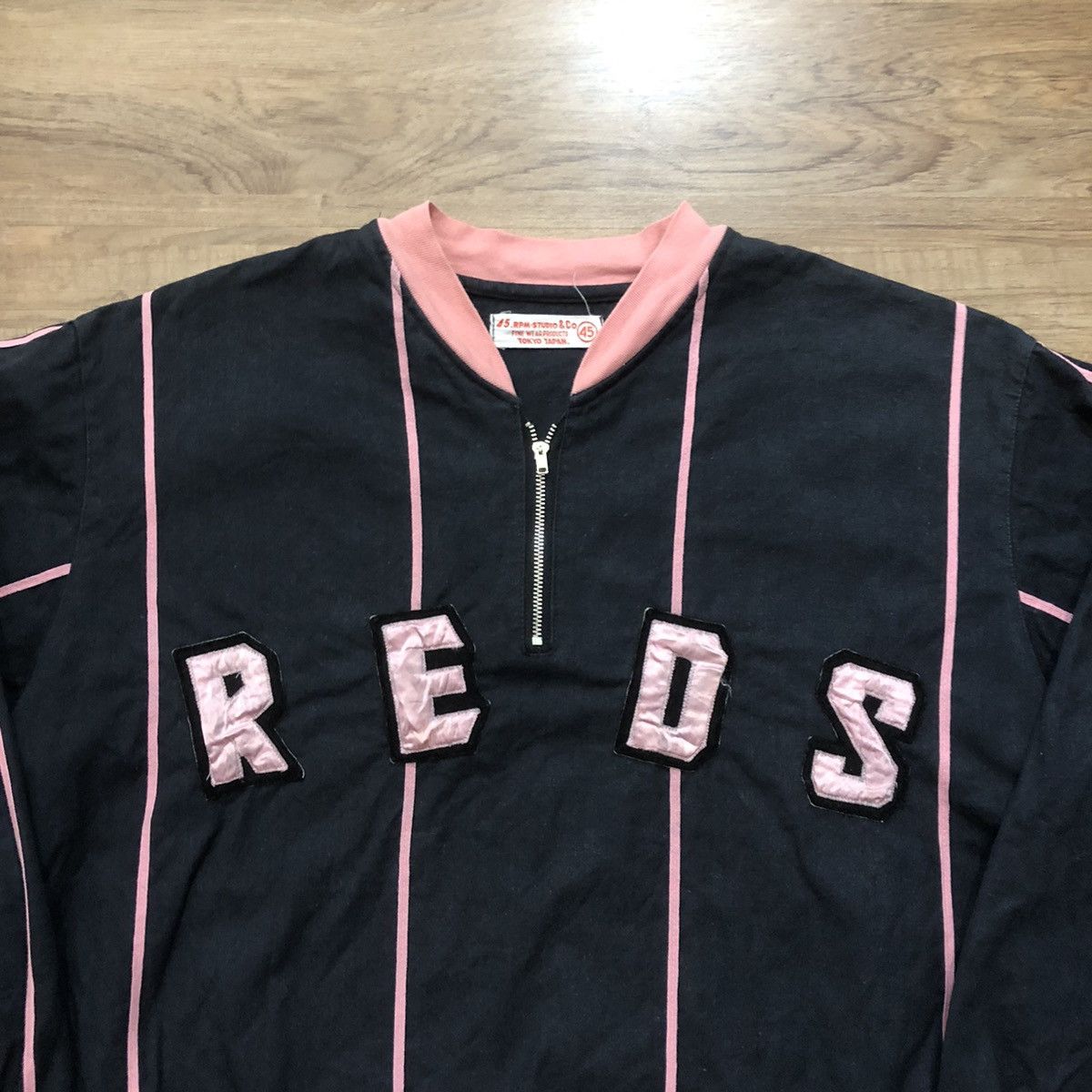 45rpm Vintage 45 RPM Pullover ‘Reds’ Made In Japan Size US M / EU 48-50 / 2 - 2 Thumbnail