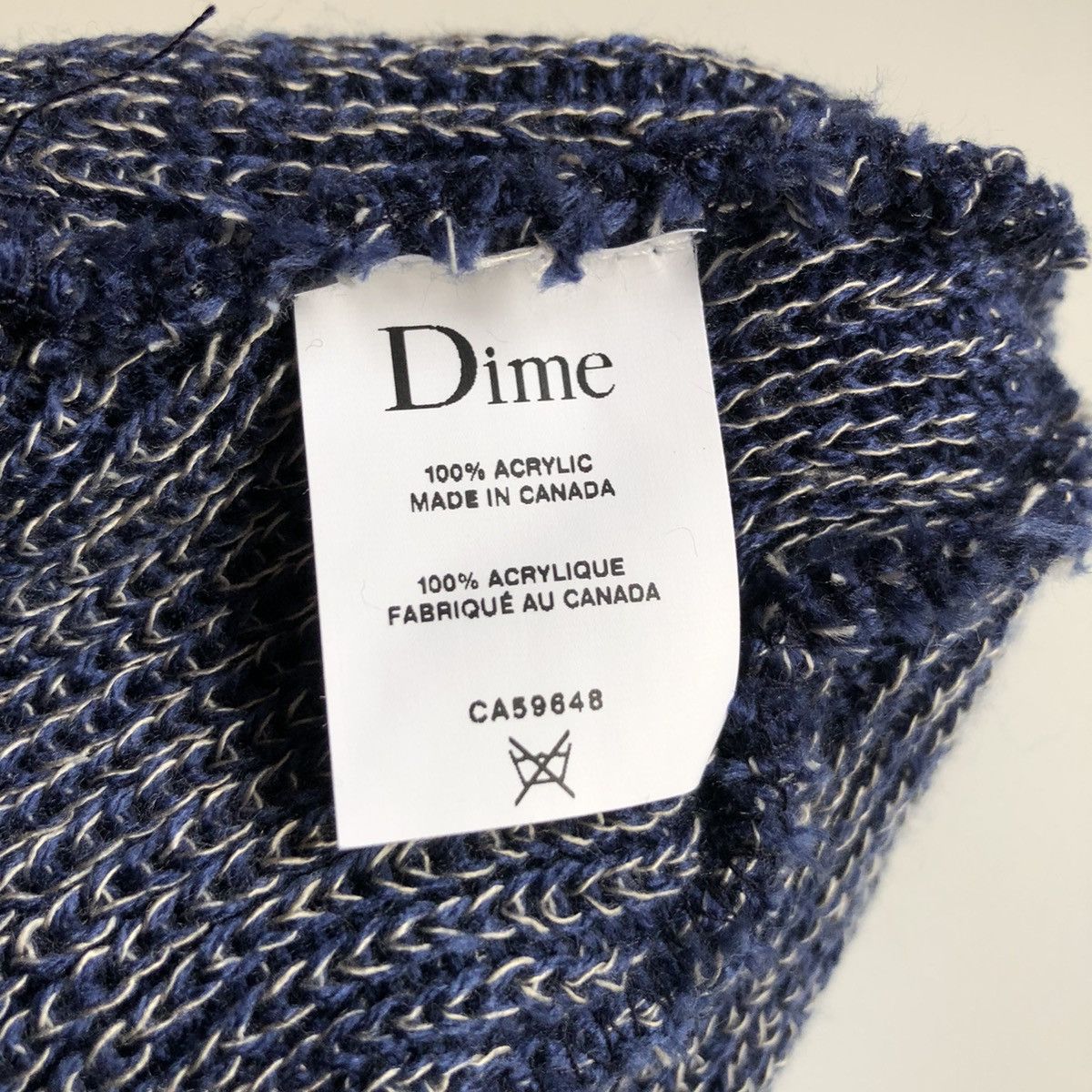 Dime Dime Marled Beanie NAVY Size ONE SIZE - 3 Thumbnail