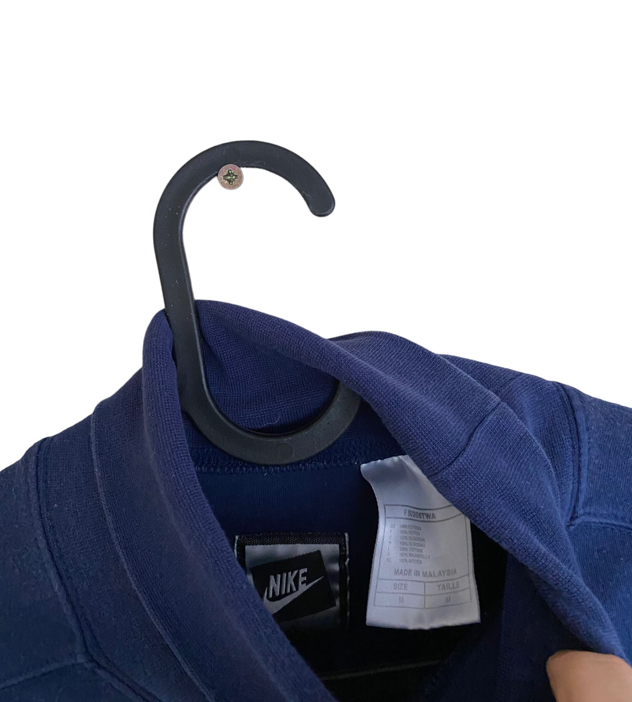 Nike × Vintage Navy 00s' Nike turtleneck, spellout, size M Size US M / EU 48-50 / 2 - 3 Thumbnail