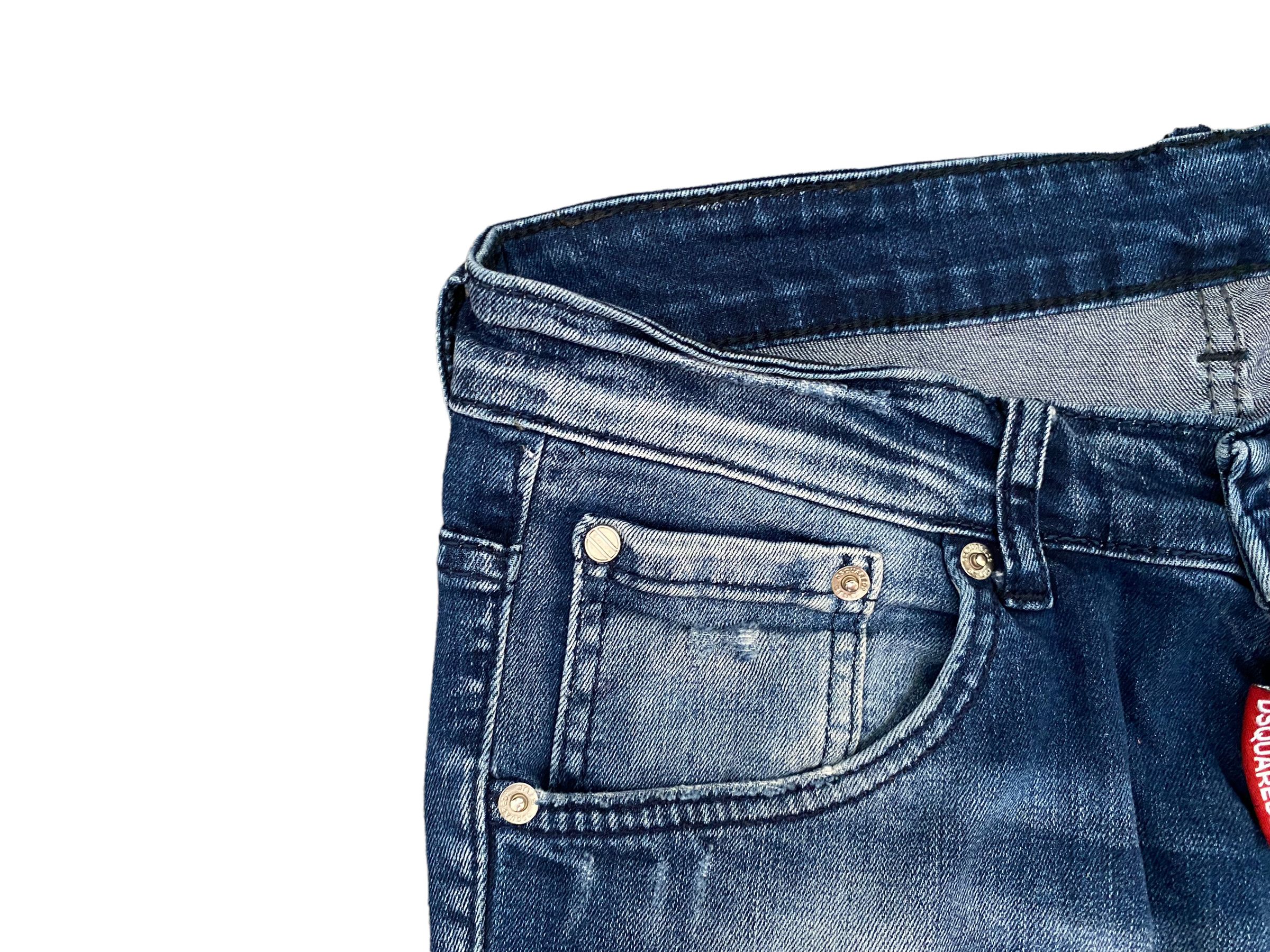 Dsquared2 Paint splattered slim fit distressed jeans Dsquared2 Size US 32 / EU 48 - 2 Thumbnail