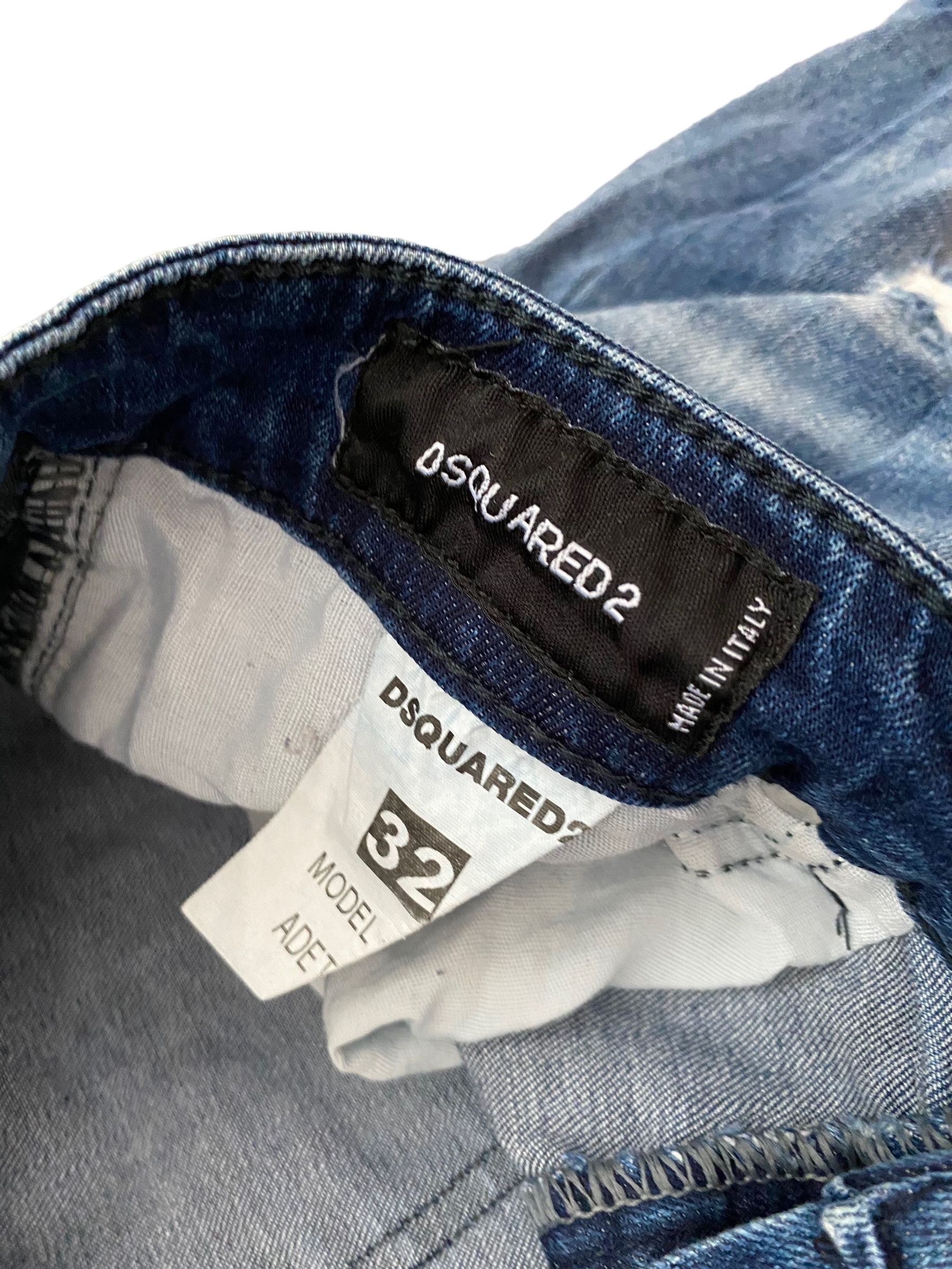Dsquared2 Paint splattered slim fit distressed jeans Dsquared2 Size US 32 / EU 48 - 3 Thumbnail