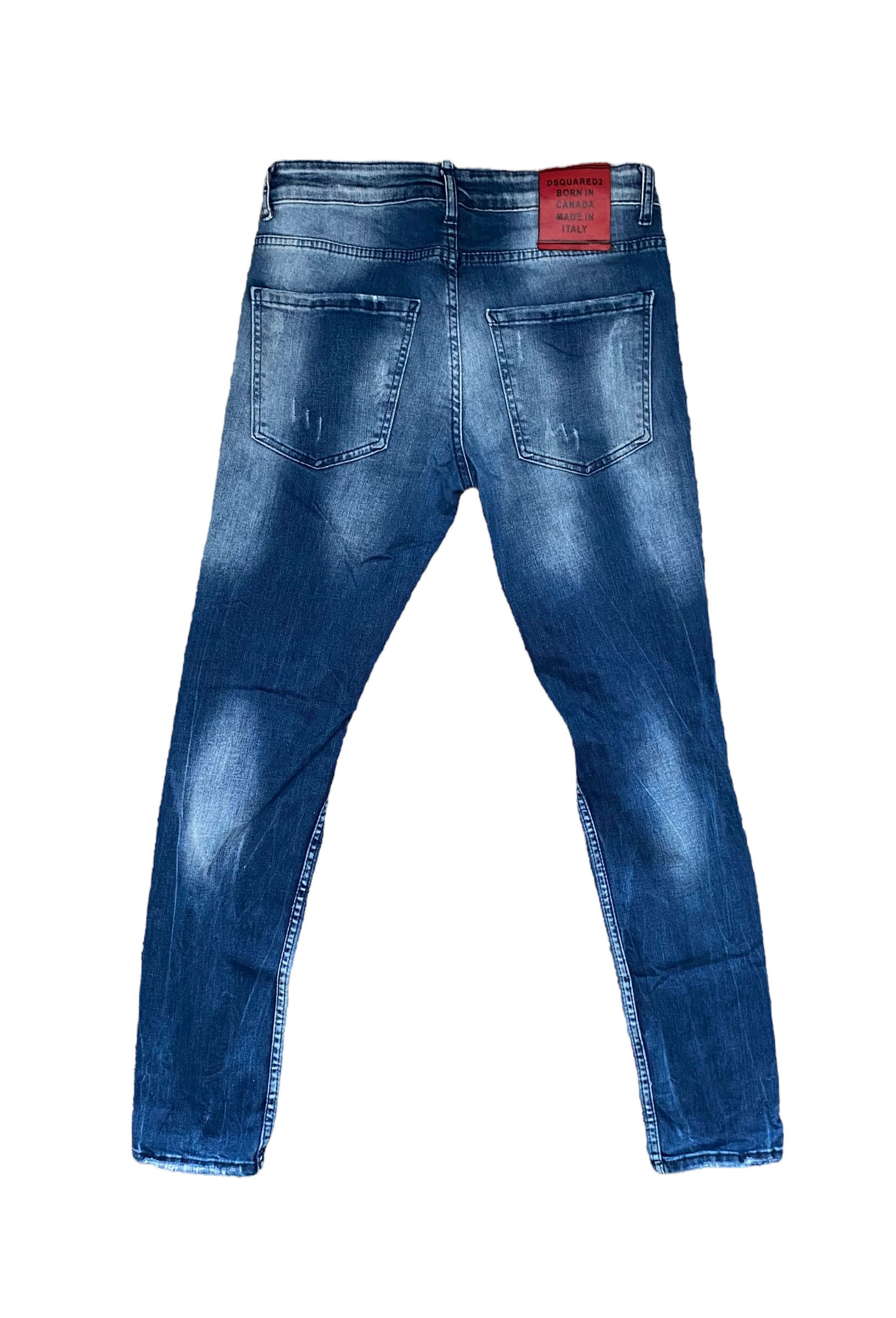 Dsquared2 Paint splattered slim fit distressed jeans Dsquared2 Size US 32 / EU 48 - 5 Thumbnail