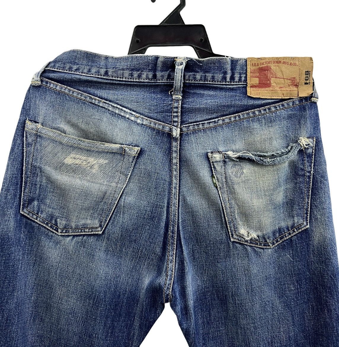 FOB Factory × Japanese Brand F.O.B Factory Made In Japan Denim Pants Size US 32 / EU 48 - 4 Thumbnail