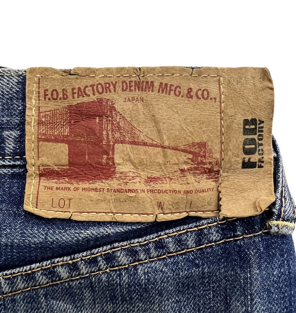 FOB Factory × Japanese Brand F.O.B Factory Made In Japan Denim Pants Size US 32 / EU 48 - 7 Thumbnail