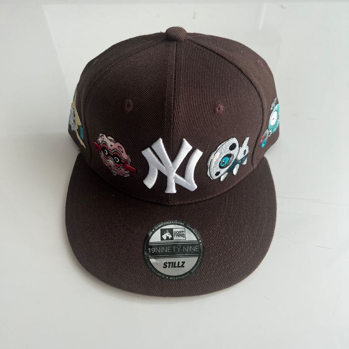 STILLZ Stillz Yankees Pokemon Brown Fitted Hat, Size 7 1/4 | Grailed