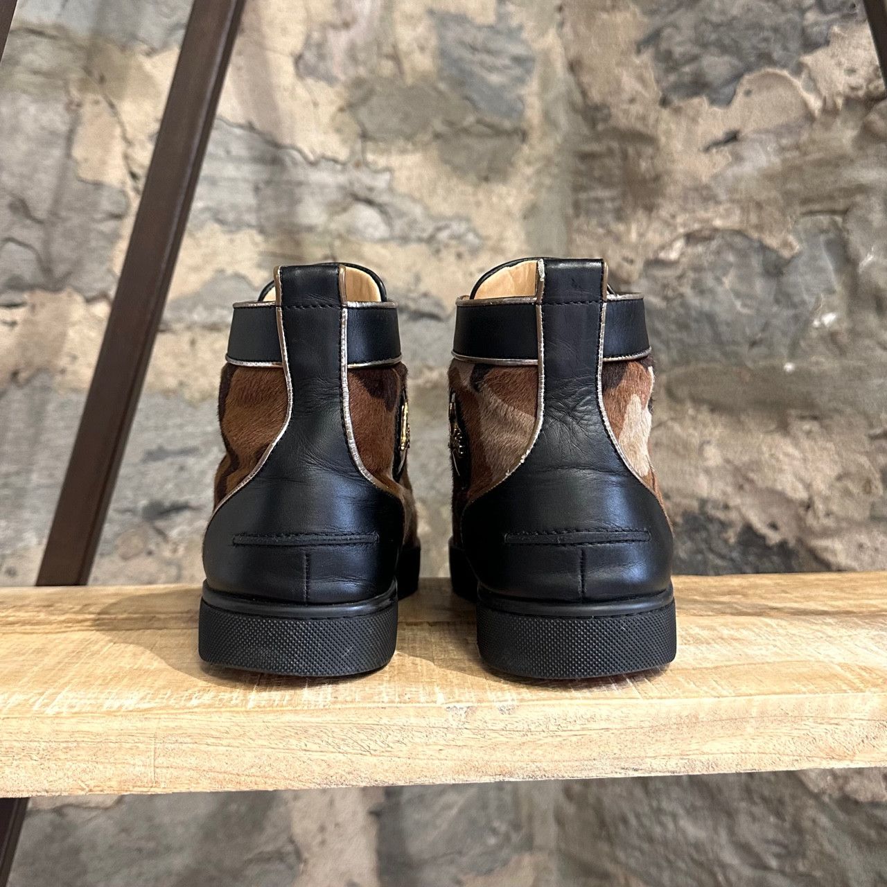 Christian Louboutin Christian Louboutin Black Pony Hair Rantus Orlato Sneakers Size US 10.5 / EU 43-44 - 4 Thumbnail