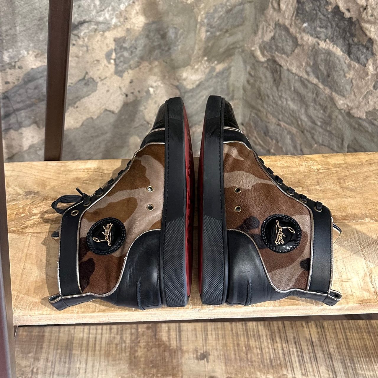 Christian Louboutin Christian Louboutin Black Pony Hair Rantus Orlato Sneakers Size US 10.5 / EU 43-44 - 6 Thumbnail