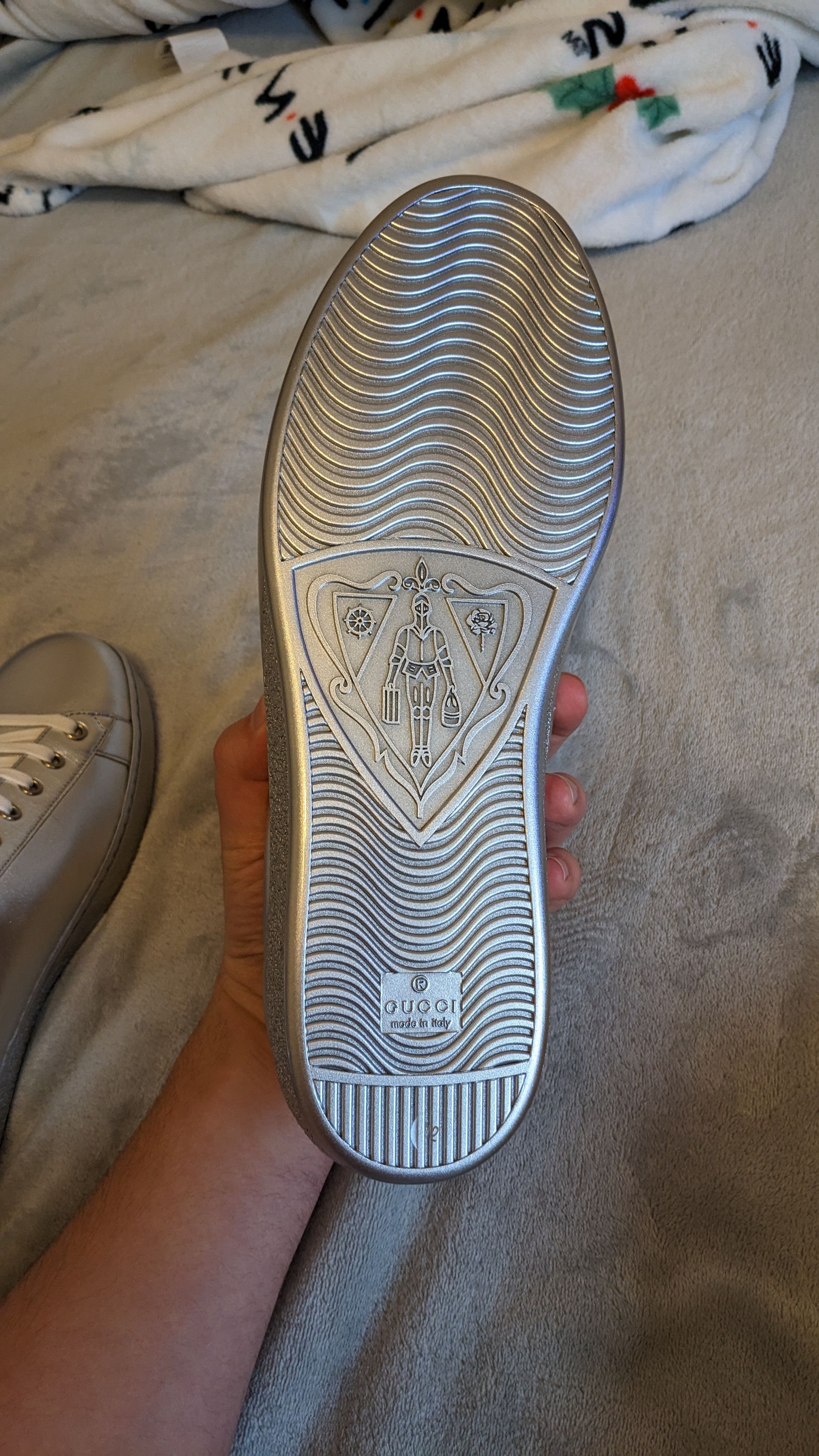 Gucci Gucci Silver Aces Size US 12 / EU 45 - 2 Thumbnail