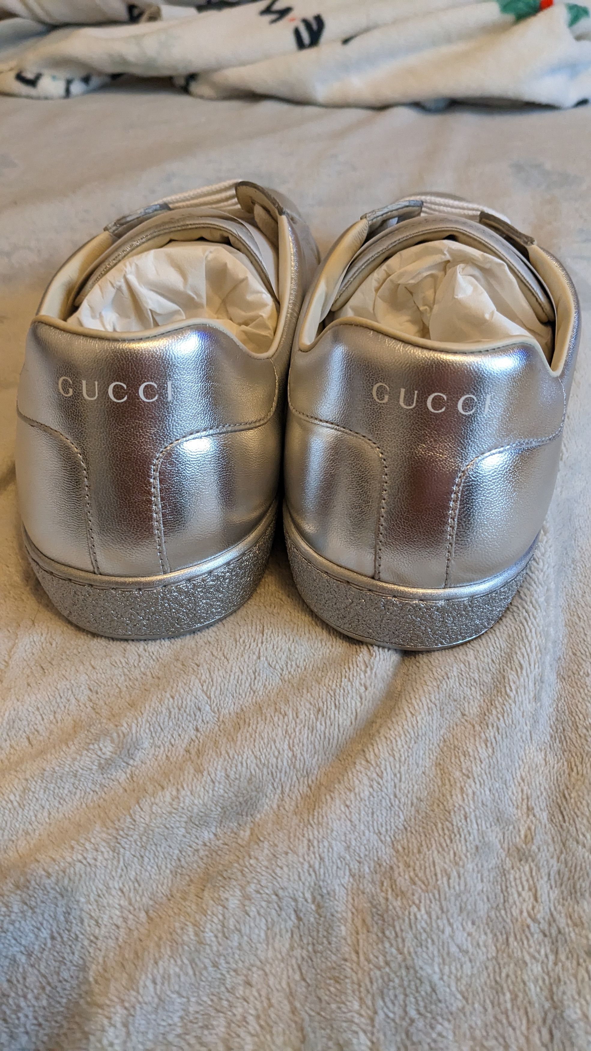 Gucci Gucci Silver Aces Size US 12 / EU 45 - 5 Thumbnail