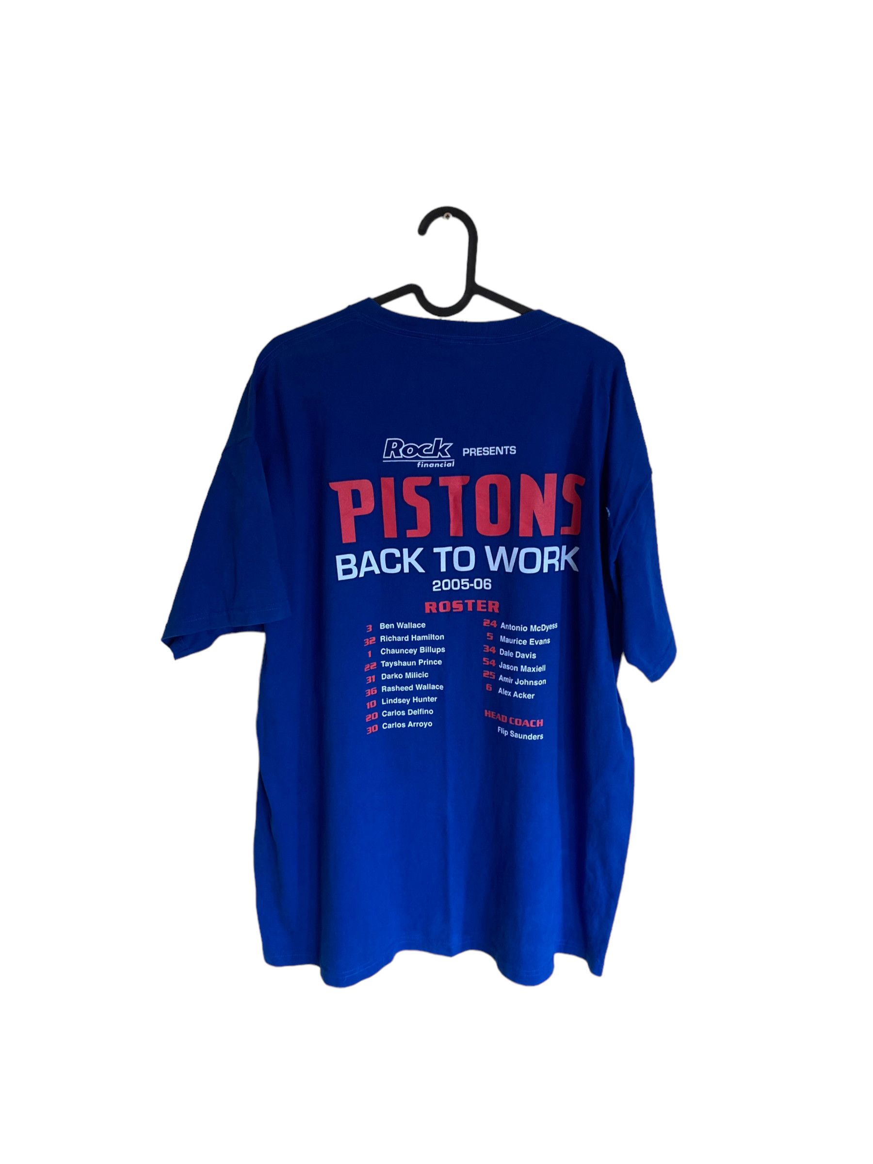 NBA × Vintage 2006 Detroit Pistons doublesided tee Size US XL / EU 56 / 4 - 2 Thumbnail