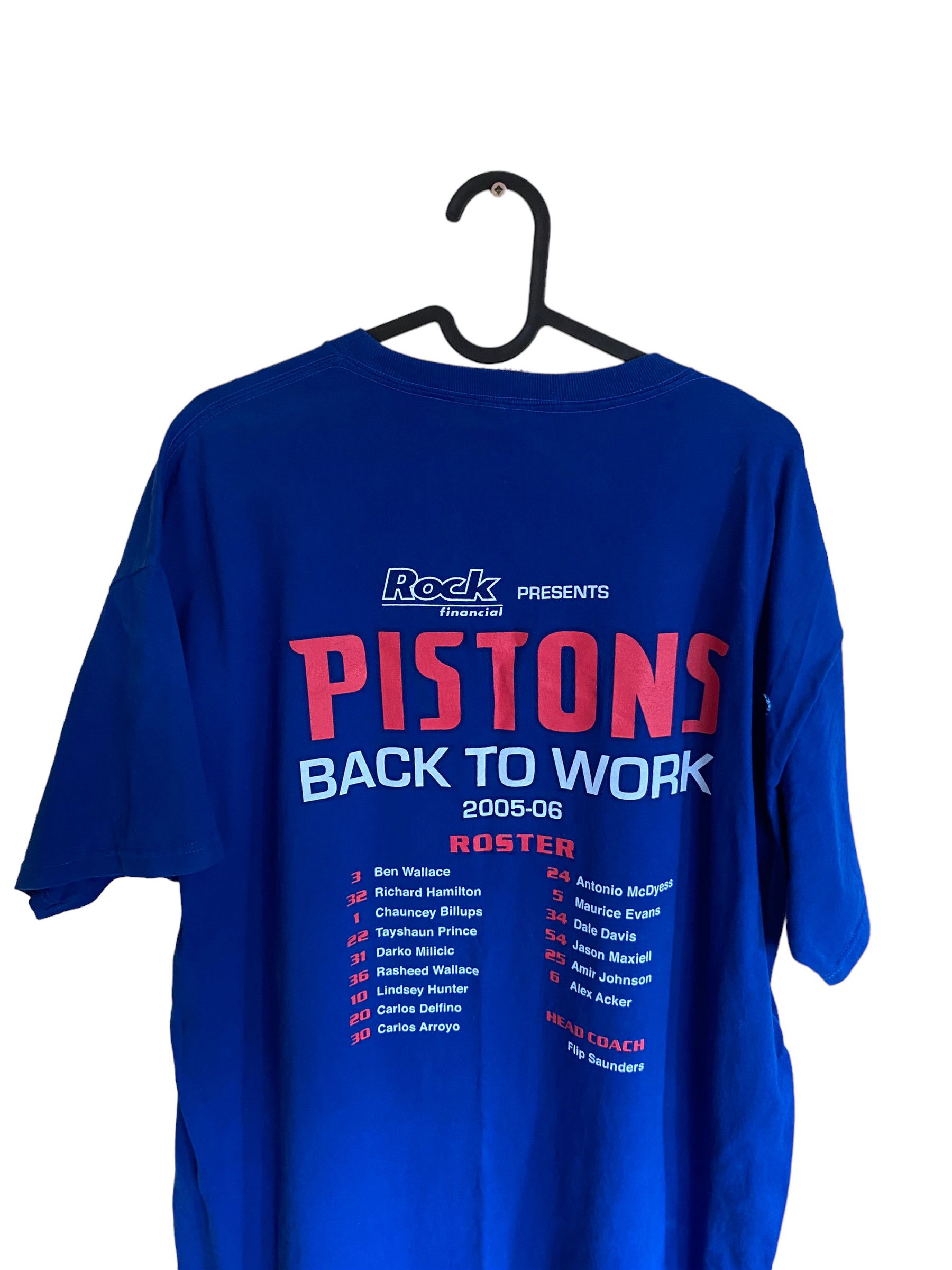 NBA × Vintage 2006 Detroit Pistons doublesided tee Size US XL / EU 56 / 4 - 3 Thumbnail