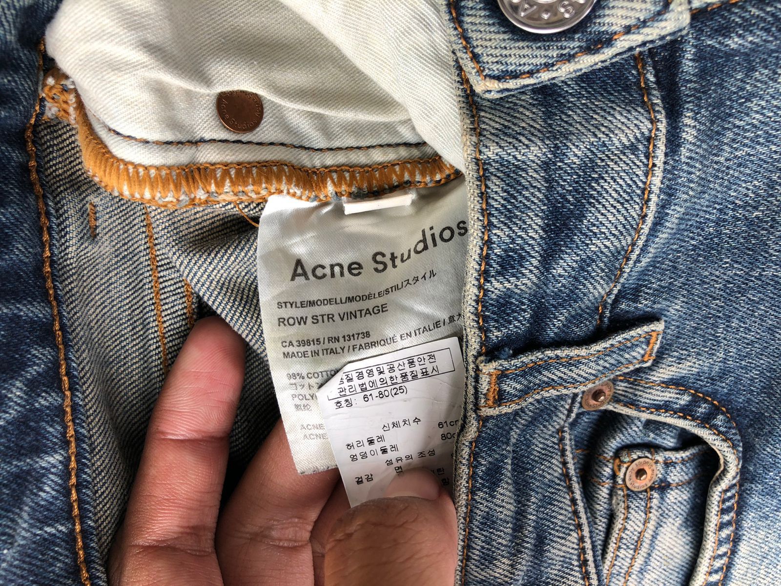 Acne Studios Acne Studios Jeans Size US 30 / EU 46 - 2 Thumbnail