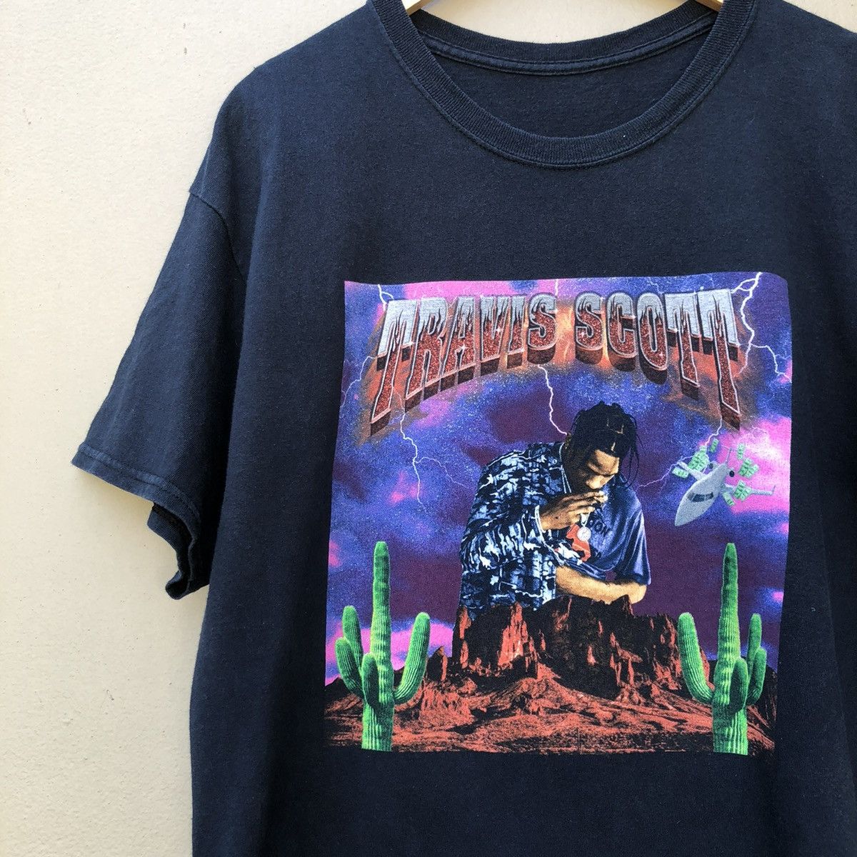 Travis Scott × Vintage Travis Scott Rodeo tour 2015 merch t shirt Size US L / EU 52-54 / 3 - 2 Thumbnail