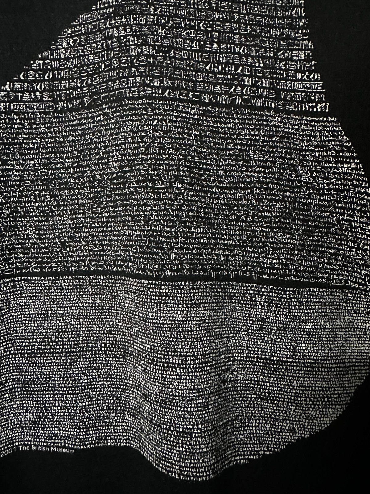 Vintage Vintage Rossetta Stone The British Museum Faded Tee Size US M / EU 48-50 / 2 - 3 Thumbnail