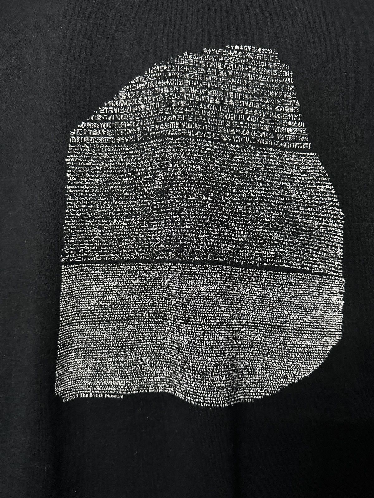 Vintage Vintage Rossetta Stone The British Museum Faded Tee Size US M / EU 48-50 / 2 - 2 Thumbnail
