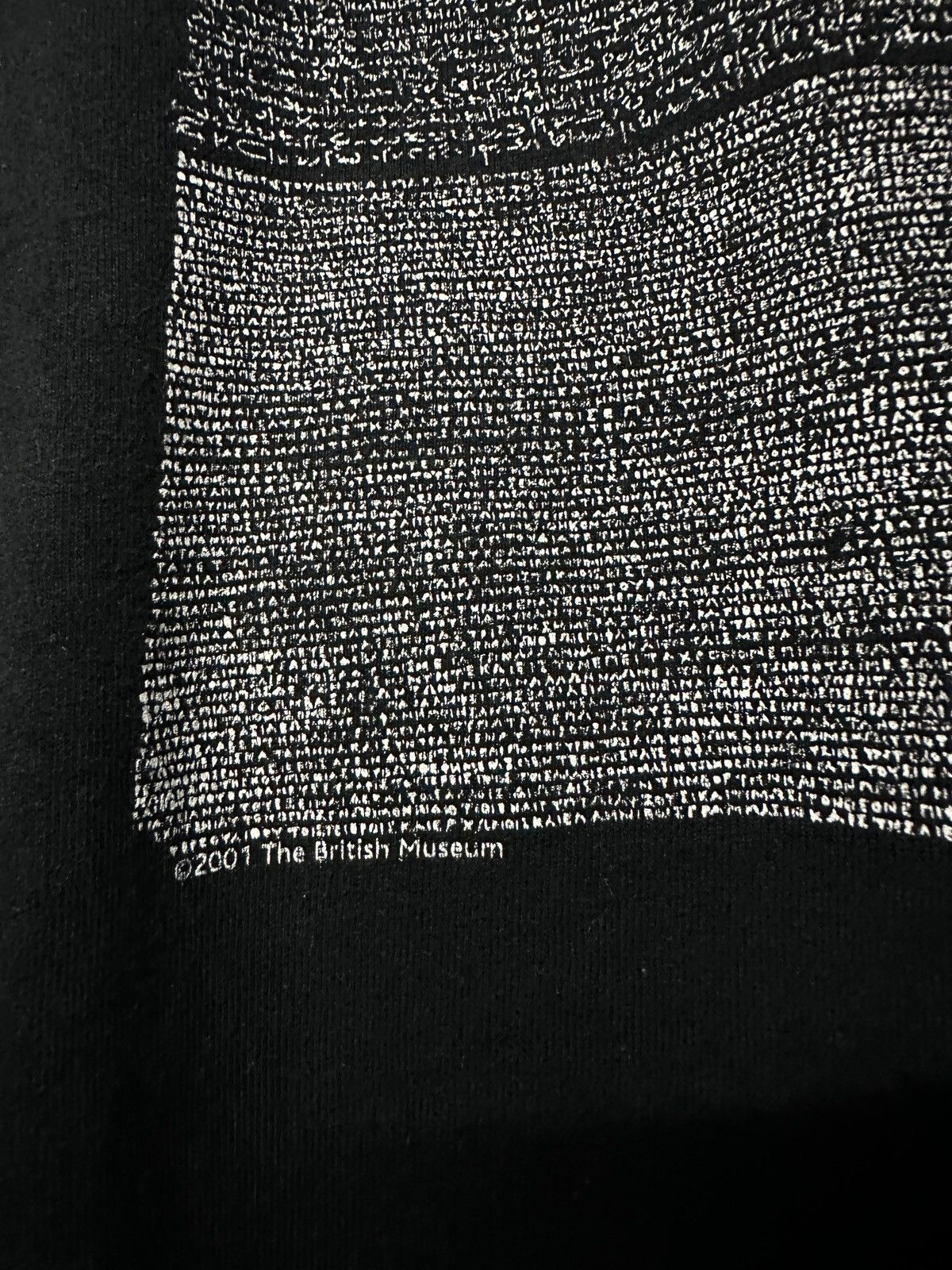 Vintage Vintage Rossetta Stone The British Museum Faded Tee Size US M / EU 48-50 / 2 - 4 Thumbnail