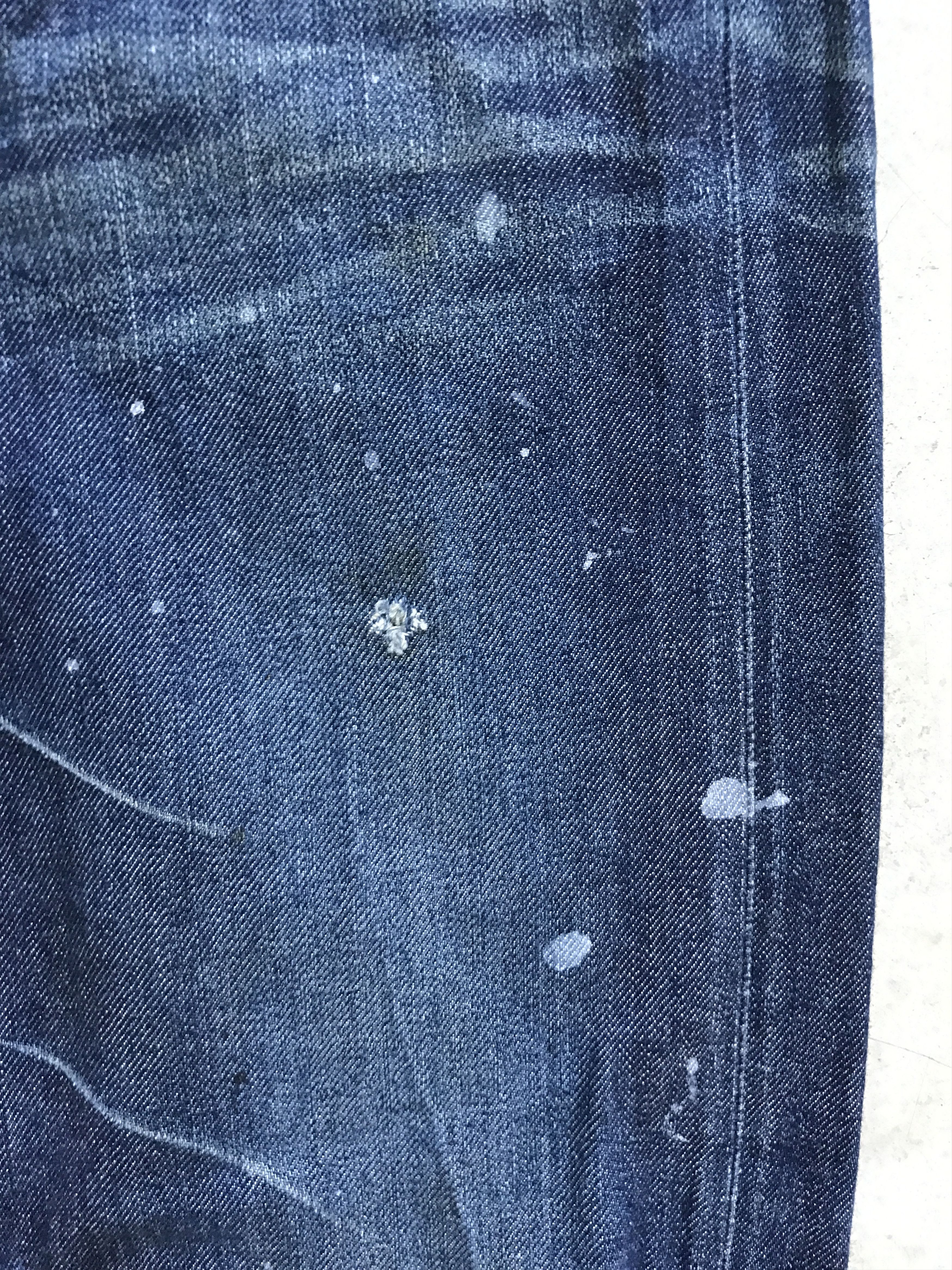 Designer D74 VANQUISH X RYO ISHIKAWA Japan Painter Distressed Denim Size US 32 / EU 48 - 7 Thumbnail